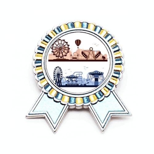 Broche Parc d'attractions en métal taille M pour accessoiriser vos tenues