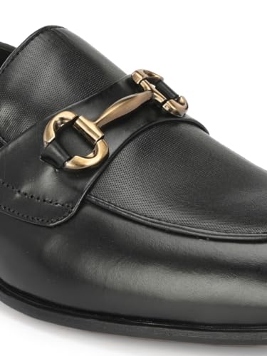 Image of egoss Genuine Leather Loafer Formal Shoes for Men-22601