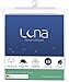Luna Premium Hypoallergenic Bed Bug Proof Zippered Waterproof Pillow Protector (1) Standard Size - Made In The USA