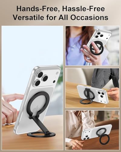 Gentrix MagRing Pro Magnetic Phone Ring Holder, Black - Image 5
