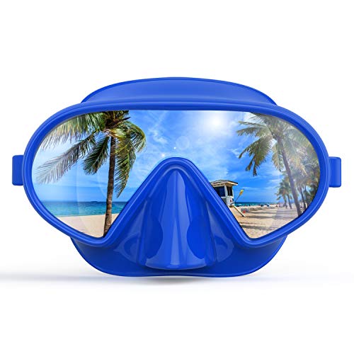 Adult Swim Goggles with Nose Cover for Adults - Fxexblin