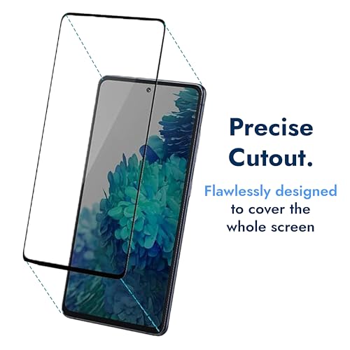 Image of newtechno Edge to Edge Tempered Glass For Iqoo Neo 7 Pro 5G, Iqoo Neo 7 5G, Iqoo 11 5G and Iqoo 9T 5G (6.78 Inch) With Easy Self Installation Kit For Smartphone (Black)