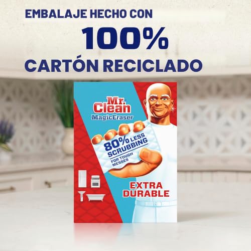 Mr. Clean Magic Eraser Extra Power con doble esponja limpiadora potente 4