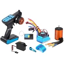 Brushless Upgrade Kit Motor Esc Receiver Remote Controller Servo Set for Wltoys 12428 Rc Car Spare Parts
