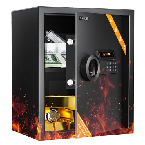 家庭用金庫 テンキー式 電子箱 キャビネット金庫 (48.50L)