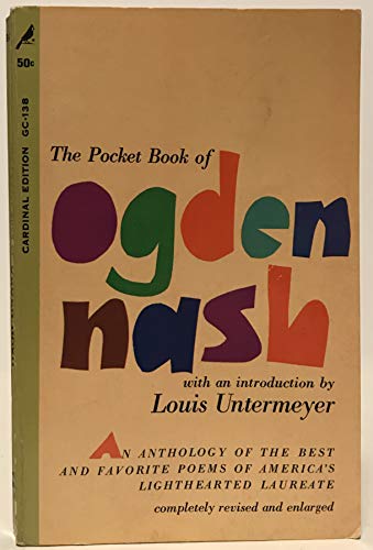 The Ogden Nash Pocket Book B000CP8RLC Book Cover