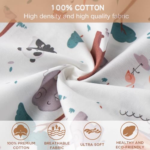Image of Bunnikins & Clover Toddler Pillows with Pillowcase, 13 inchx18 inch Soft Cotton Kid Pillows for Sleeping, Bedding Small Pillow for Boys and Girls Aged 2-5 Years