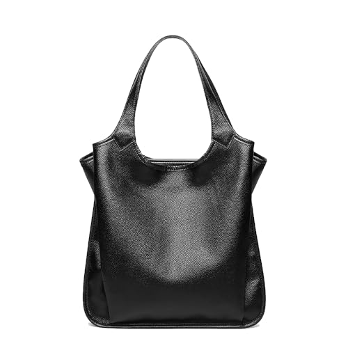 Sac cabas en cuir grand format PDSSUNNY, grand sac à main d'épaule pour femme