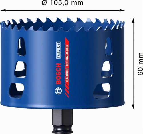 Bosch 1x EXPERT Multi Material Lochsäge, 105x60 mm – Ansicht 3