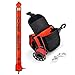 Oxtxuzdm Scubas Surfaces Marker Buoys with Reel & Clip High Visible Diving Open Bottom Signals Tube Sausages with Bag Open Bottom Inflatable Dives Float