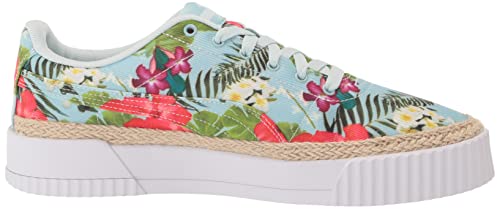 Image of PUMA Women's CARINA ESPADRILLE Sneaker, Blue Glow-Ignite Pink-Green Flash, 10
