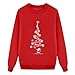 Matching Christmas 𝗣ajamas for Family Cute Graphic Long Sleeve Jumper O-Neck New Years Festival Costumes for Family