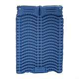 Leicht aufblasbare Doppel-Luftmatratze mit Materialien, ideal für den Außenbereich