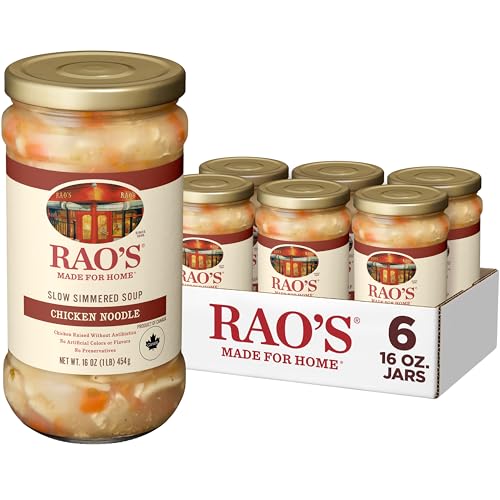 Rao’s Made For Home Chicken Noodle Soup, 16 oz (Pack of 6)