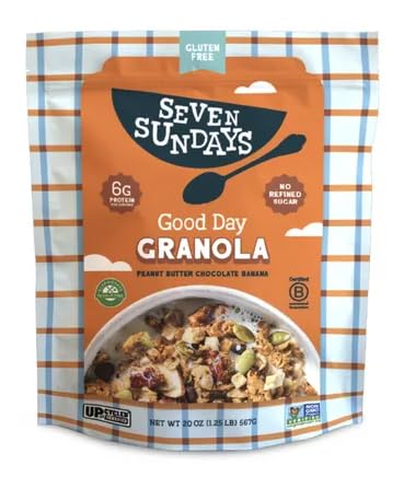 Seven Sundays Good Day Graniola Peanut Butter Chocolate Banana 20 Oz (pack of 1)