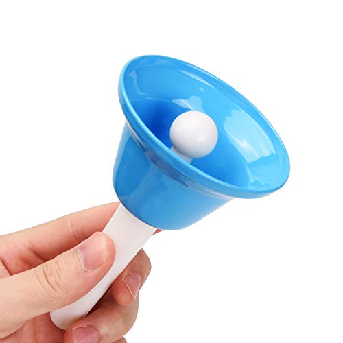 image for Facmogu 8PCS Handbells Set, Colorful 8 Note Diatonic Metal Music Bells