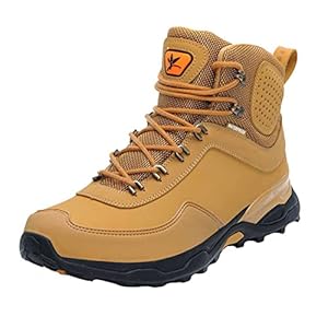 Idea Frames Wandelschoenen Heren Trekking Schoenen Antislip Outdoor Schoenen Wandelen Laarzen Wandelen Trail Schoenen Non-Slip Cushioning Wandelschoenen Bruin Zwart Leger 40-46, bruin, 46 EU