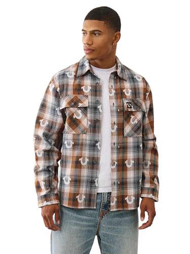 Chemise de Travail Jacquard LS True Religion idéale pour vos sorties décontractées