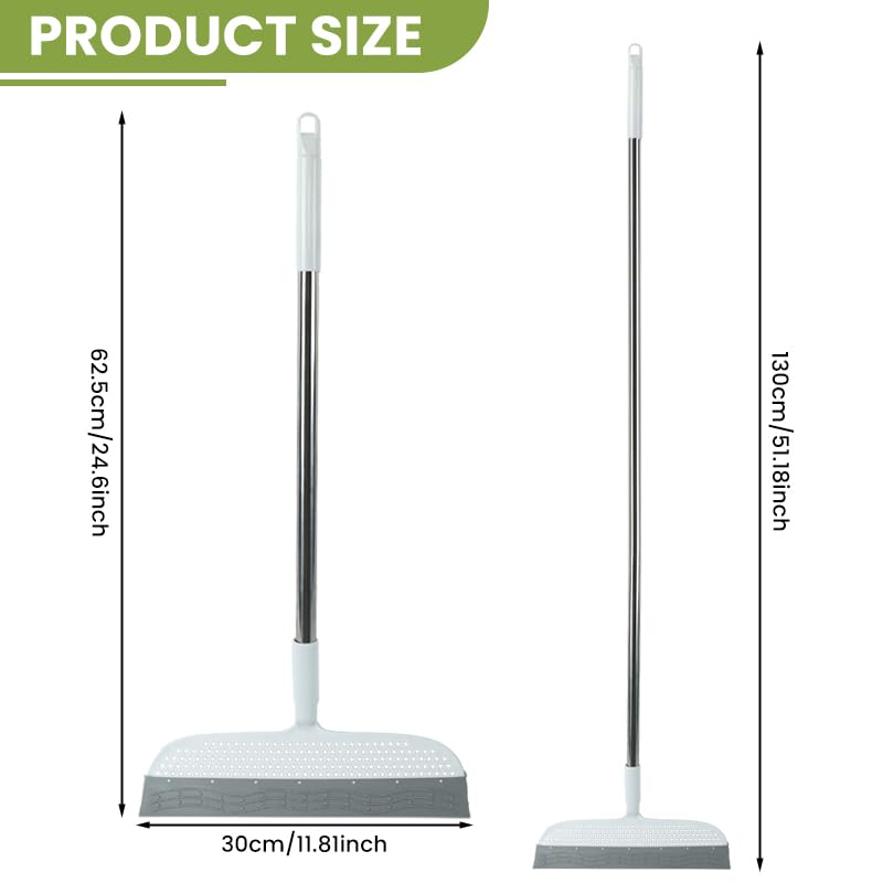 Image of HASTHIP Magic Broom 51.14 Inch Silicone Floor Wiper for Pet Hair