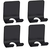 4 Packs Razor Holder for Shower, Waterproof Self Adhesive Double Hooks Shaver Holder, Heavy Duty...