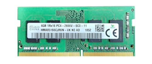 Image of 4GB DDR4 Laptop RAM 2666MHz - PC4-19200 260-Pin SODIMM 1.2V Non-ECC 1Rx8 Memory Module Compatible with SK hynix