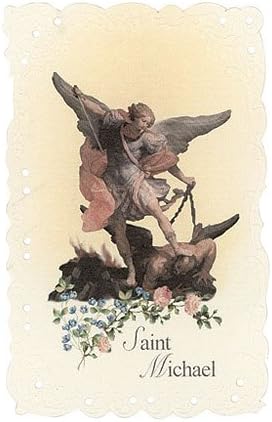 St. Michael Vintage Replica holy card