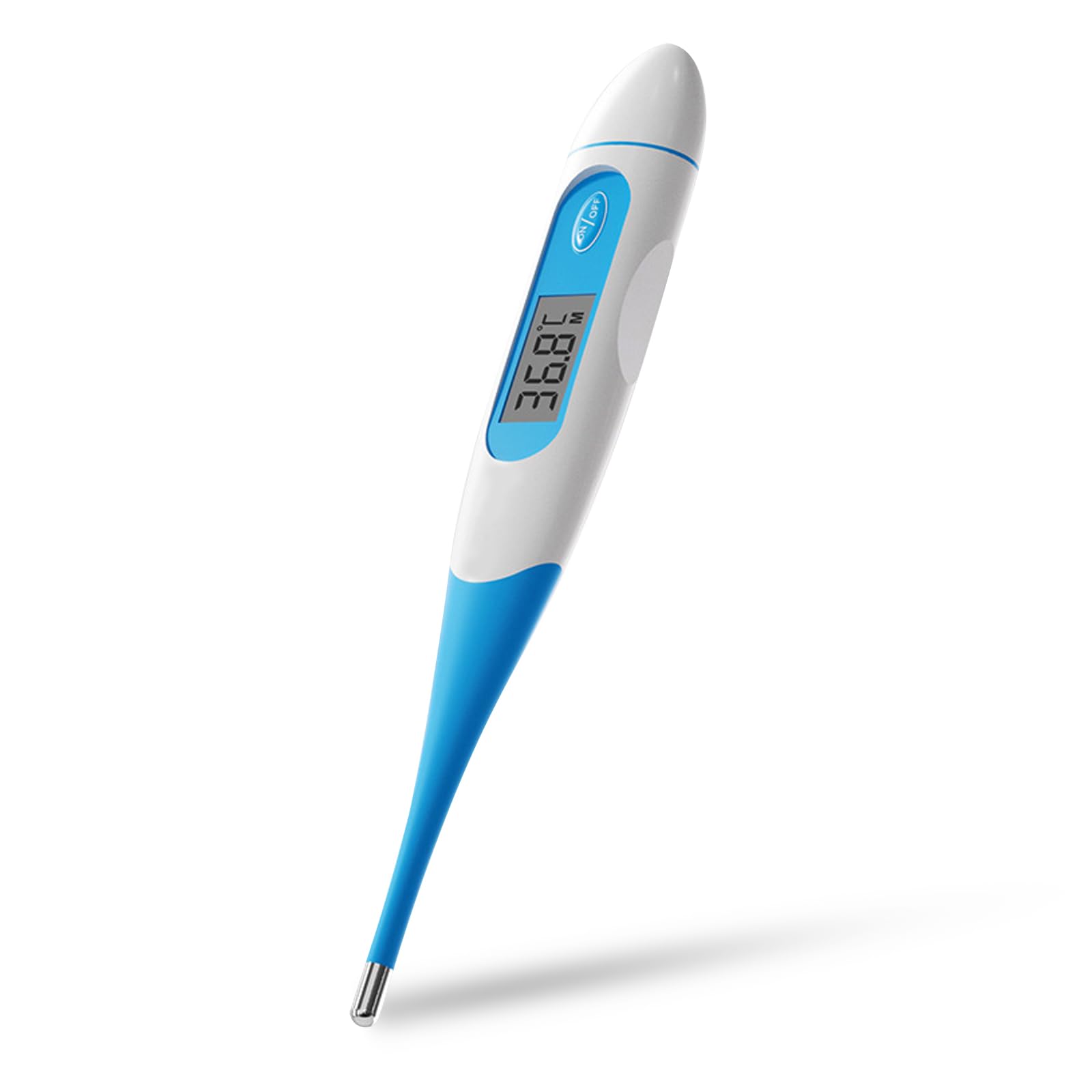 Thermomètre numérique pour lecture de température corporelle basale, Thermomètre de température corporelle avec alarme de fièvre et fonctionnement à un bouton, Pour adultes, enfants, Commutable ℃/℉