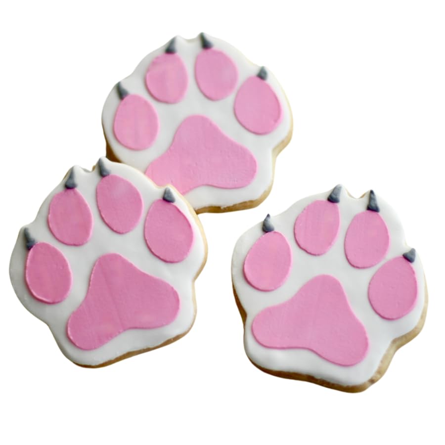1 Dz. Paw Cookies! Dog Sports for Generations to Come! Birthday Themed, Puppy Party Favors or Baby Gift!