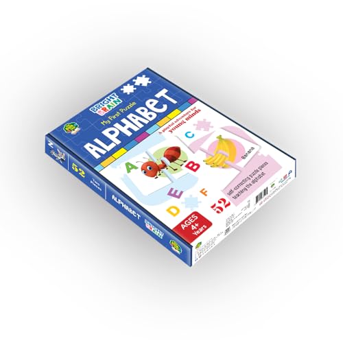 Image of The Book Tree Alphabet Puzzle - 52 Piece Jigsaw Puzzle for Preschoolers, Educational Toy for Learning ABC and Letters, Gifts for Kids Ages 3 to 6 by Majestic Book Club