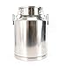 50L Milk Can Stainless Steel Milk Bucket with Sealed Lid and Portable Handle Versatile Milk Can Wine Bucket Liquid Storage Container Wine Pail Ice Bucket Milk Transport Can Tote Jug (13.2 Gallon)