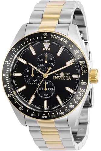 Invicta Men's Aviator Gold 45mm Quartz Chronograph
