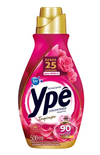 Ypê - Amaciante de Roupas Concentrado Alquimia Inspiração 500 ml , Azul, Frasco