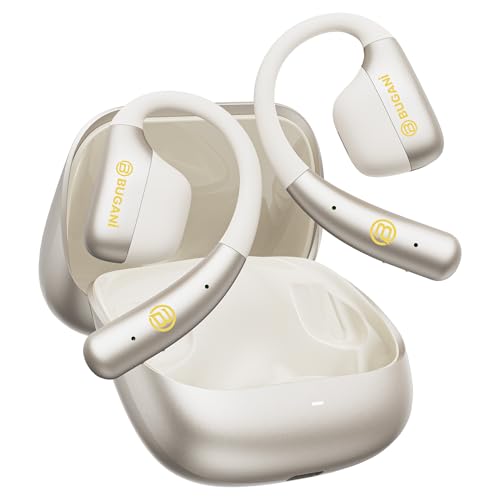 Image of BUGANI Open Ear Headphones, Open Ear Earbuds (Gold)