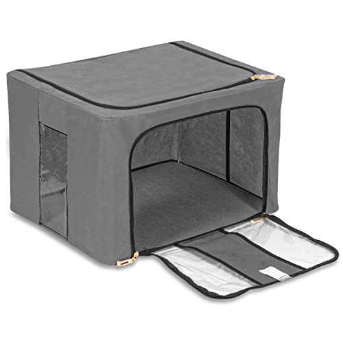 Caixa Organizadora Closet Armário Guarda Roupa Grande 66 Litros