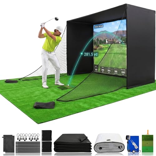 Light-Proof Golf Simulator Enclosure Package