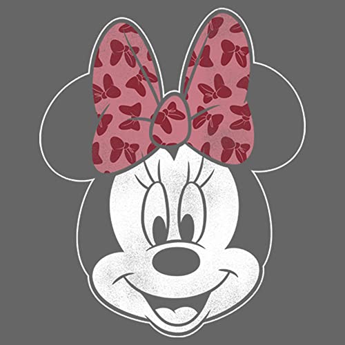 Disney Characters Modern Minnie Inverse Girl's Solid Crew Tee2