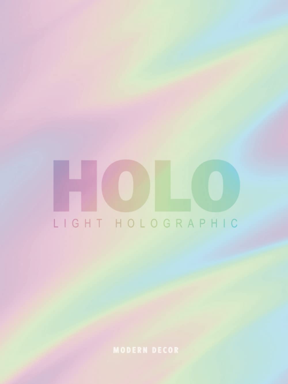 Livre de décoration haut de gamme Holo avec reliure rigide et design moderne