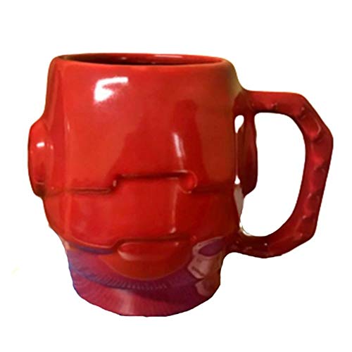 Caneca Cerâmica 3D Homem de Ferro 400 ml