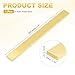 uxcell H62 Brass Flat Bar Stock, 0.12