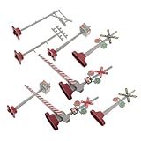Créativité bricolage: prend en charge les projets de bricolage, permettant aux enfants de personnaliser leurs scènes de train et d'exprimer leur créativité, lumière de décoration de maison de poupée, lumière de chemin de fer miniature