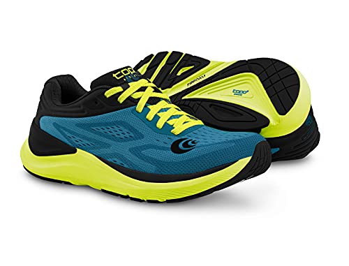 Topo Athletic Men's Ultrafly 3 Breathable Road Running Shoes, Ocean/Green, Size: 11