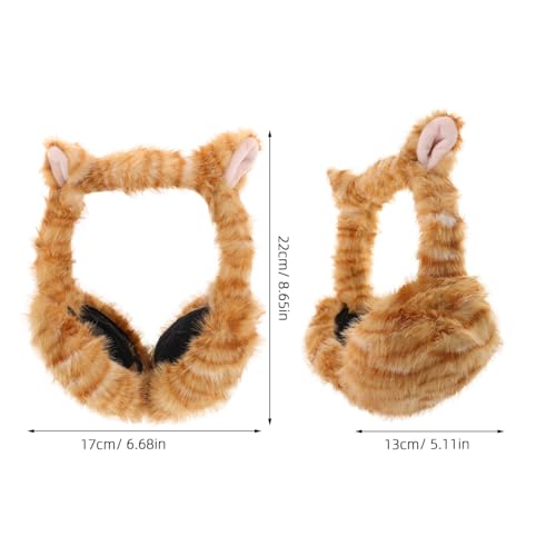 BESPORTBLE Plush Winter Ear Muffs for Cartoon Design Ear Warmers for Boys and Lightweight and Comfortable Ear Covers for Cold Weather Protection and Outdoor Activities2