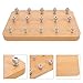 Healeved Hand Rehabilitation Board 9.44X6.10 Inch Wooden Finger Exercise Peg Board for Hand Eye Coordination Training and Occupational Therapy Supplies