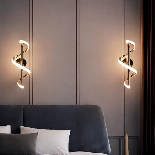 Image of Modern WL 20 LED Wall Light | 3 Color Modes (Warm, Neutral, Cool White) | Indoor Wall Lamp for Living Room,Bed Room, Hallway Etc (HL-20 Pack of 2).