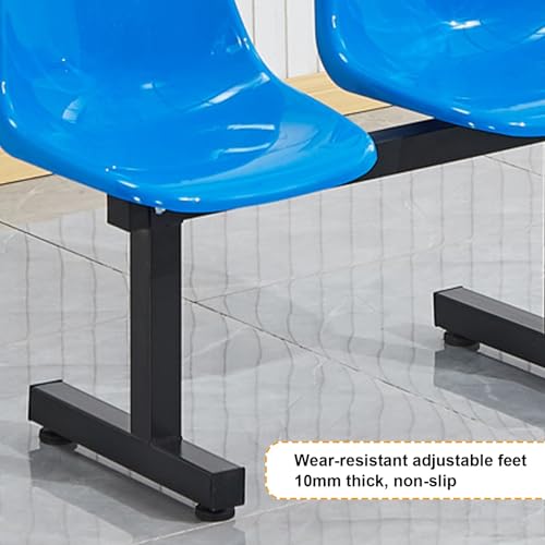 Silla de sala de espera de 2 asientos resistente para colegios 4