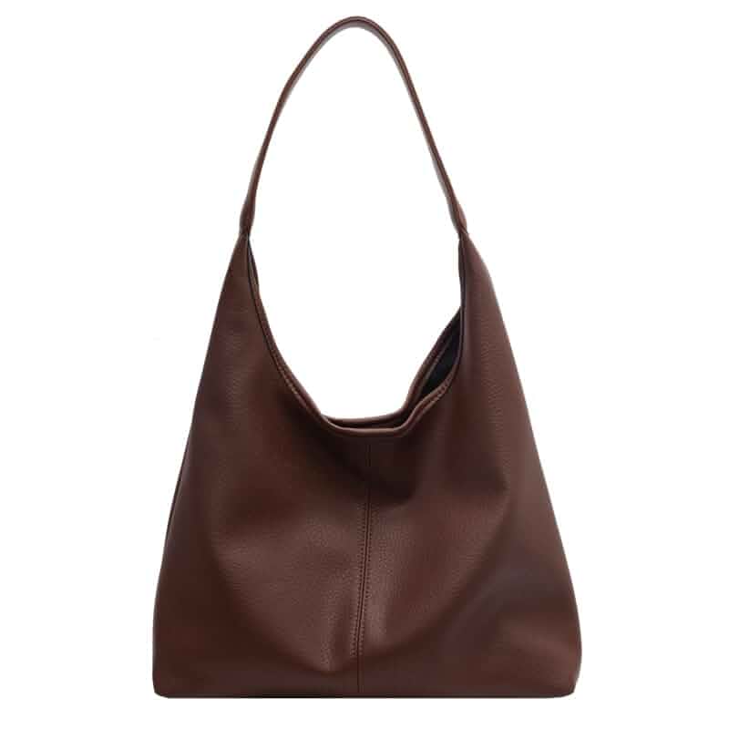 Hobo Bags for Women Slouchy Tote Bag Soft Casual PU Leather Shoulder Purses 2pcs Work Everyday Handbags