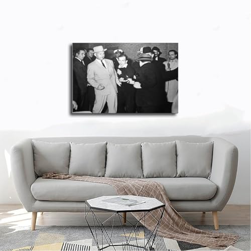 Poster Jack Ruby Shoots Lee Harvey Oswald impression sur toile haute définition - 4