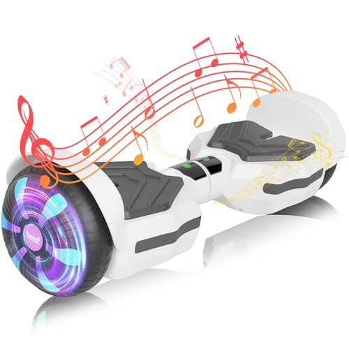 SIMATE Scooter, Bluetooth Speakers and LED Light-Up Wheels, APP Control, Dual 250W Motors, 8.5 mph...