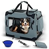 PET VIOLET Hundetransportbox Hundebox Faltbar