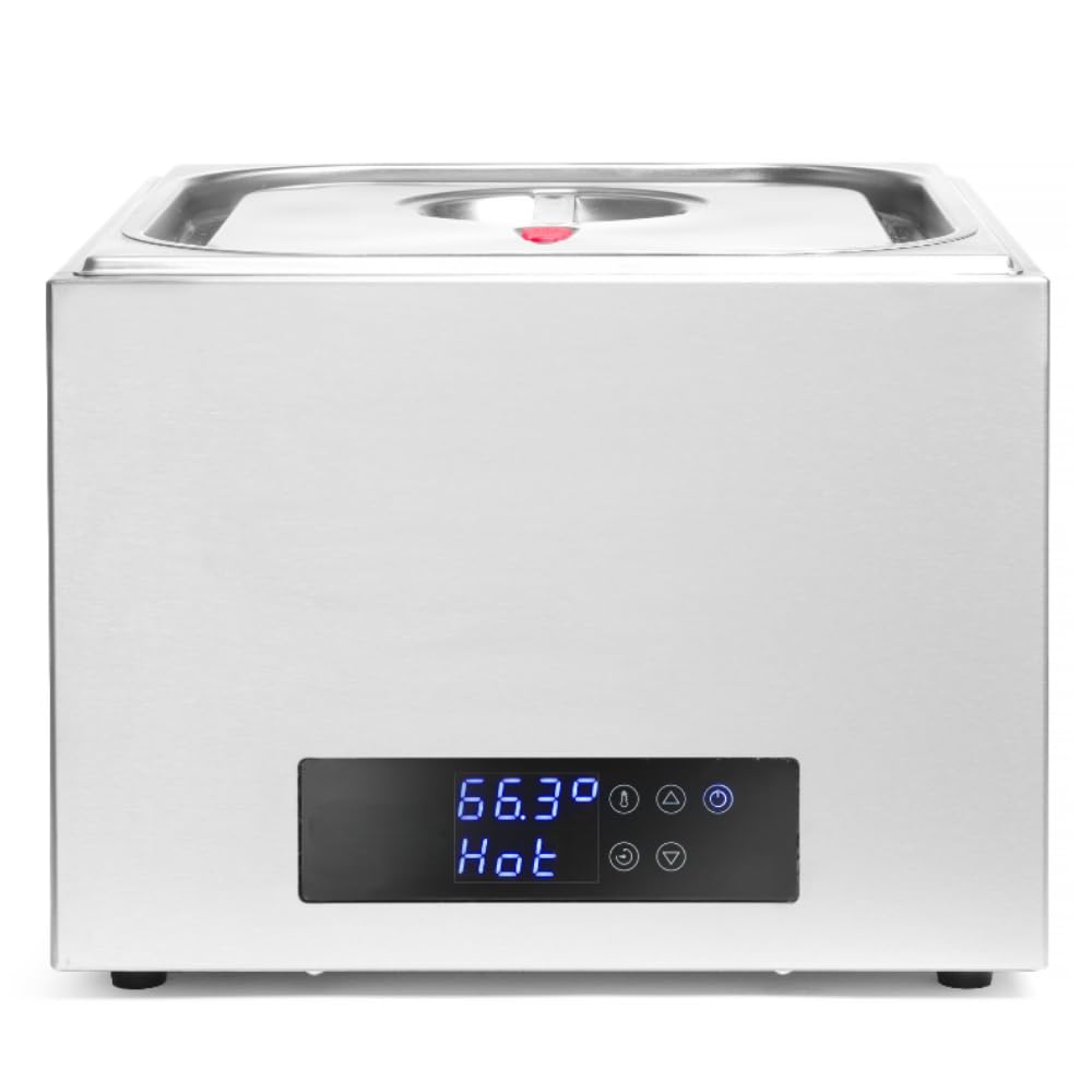 MBH - Sistema di sous vide GN 2/3 per ospitalità in acciaio inox. Sistema sous vide professionale con termostato regolabile